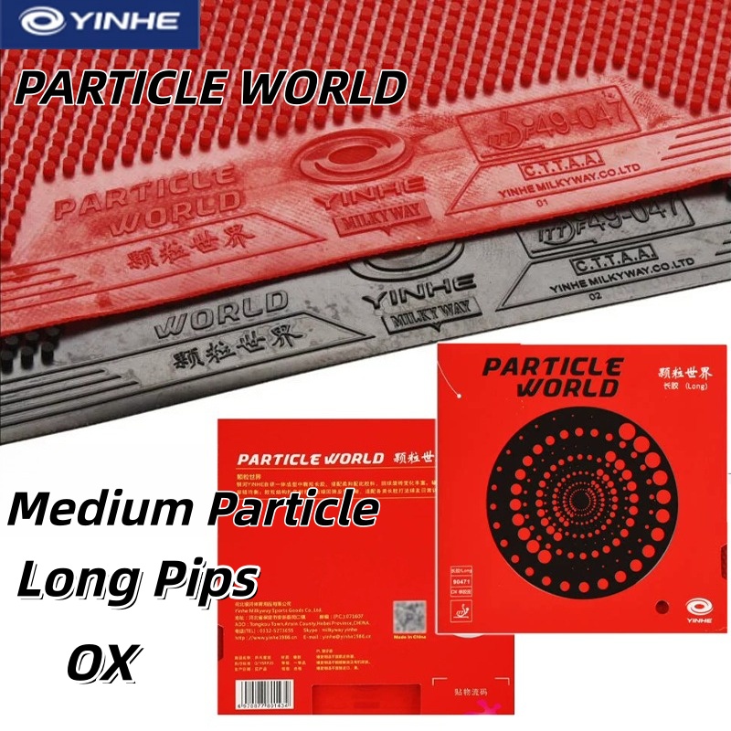 Table Tennis Rubber Review - YINHE PARTICLE WORLD OX Borracha de