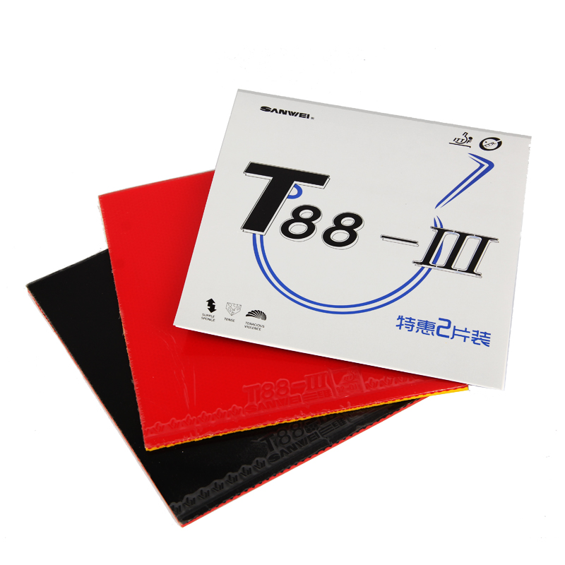 Table Tennis Vr - 1 vermelho 1 preto original sanwei