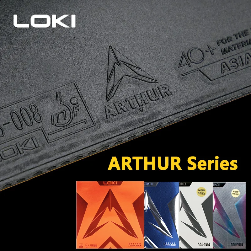 Table Tennis Rubber Review - LOKI ARTHUR-Borracha pegajosa do tênis de