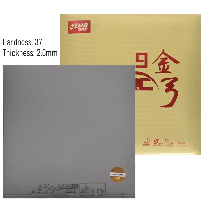 Table Tennis Equipment - Borracha Profissional DHS Gold Arc 9