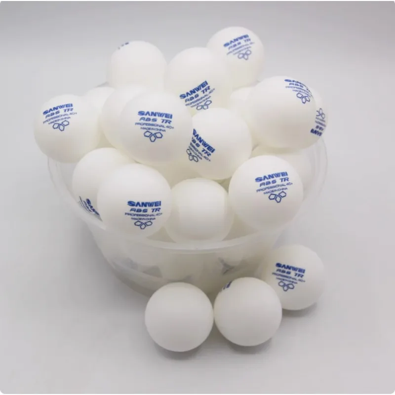 50 100 pçs sanwei novos materi - Table Tennis Vr avaliação e preço