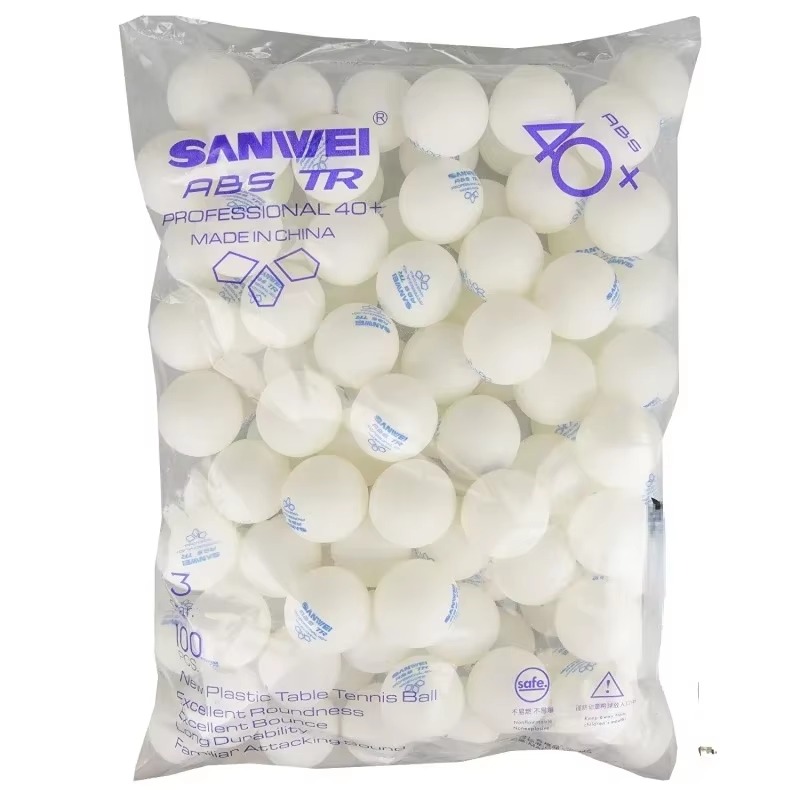 50 100 pçs sanwei novos materi - Table Tennis Vr avaliação e preço