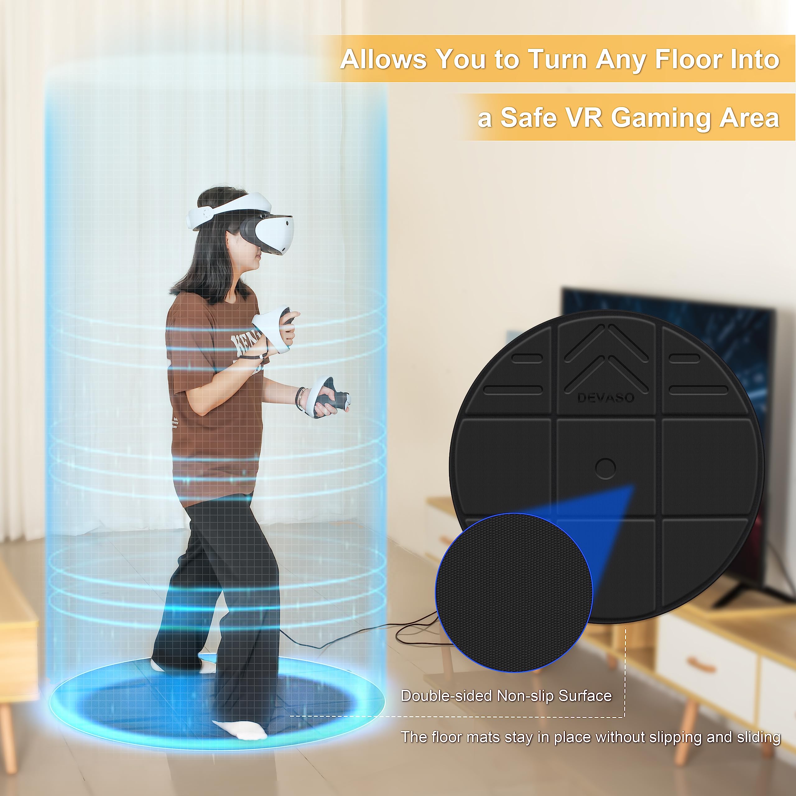 Tapete VR dobrável para Meta Q - Table Tennis Vr avaliação e preço
