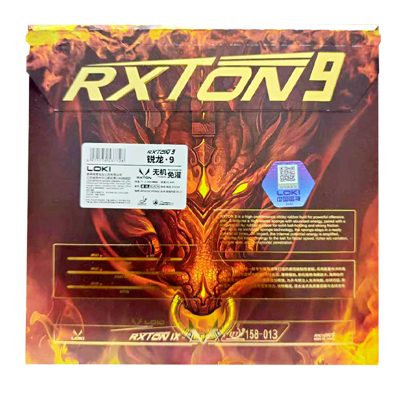 LOKI RXTON 9 Borracha de Tênis - Table Tennis Market avaliação e preço