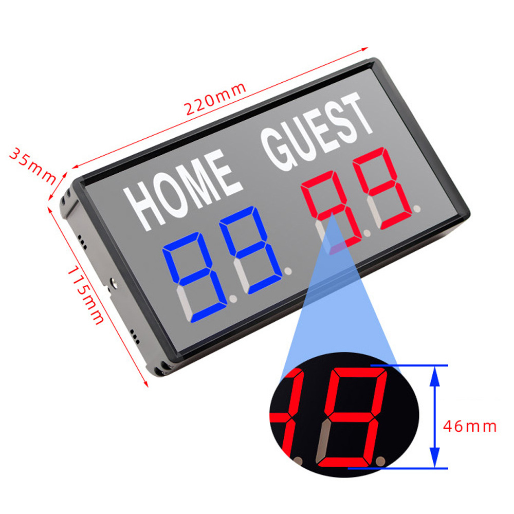 Placar Digital Portátil de 4 D - Table Tennis Scoreboard avaliação e preço