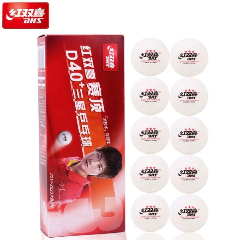 Bolas de Tênis de Mesa DHS D40 - Table Tennis Vr avaliação e preço