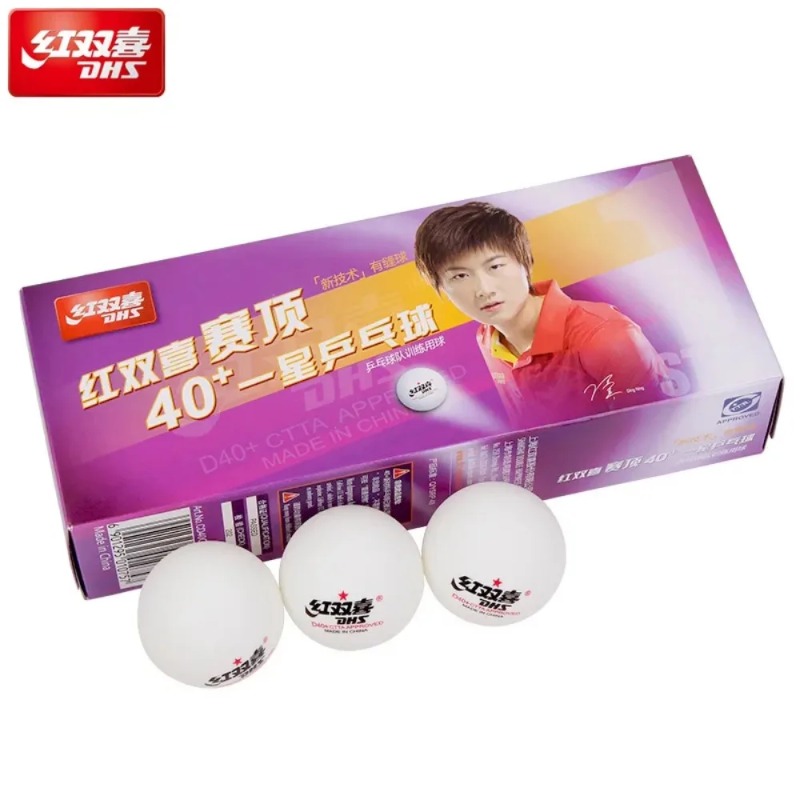 Bolas de Tênis de Mesa DHS D40 - Table Tennis Vr avaliação e preço