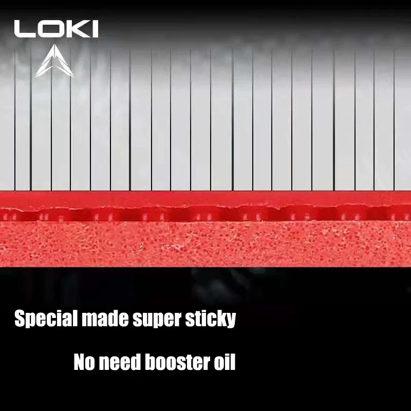 LOKI ARTHUR-Borracha pegajosa  - Table Tennis Rubber Review avaliação e preço
