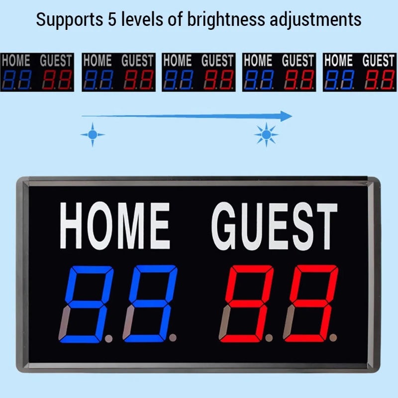 Placar eletrônico LED de 4 díg - Table Tennis Scoreboard avaliação e preço