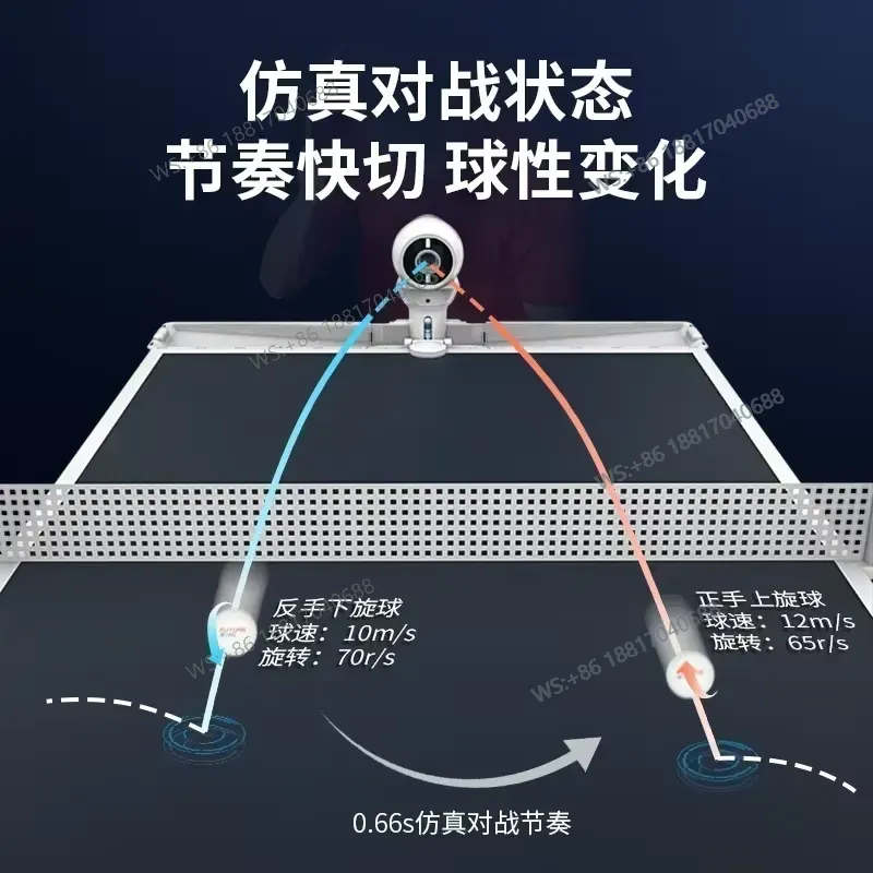1PC para Máquina de Treinament - Table Tennis App avaliação e preço