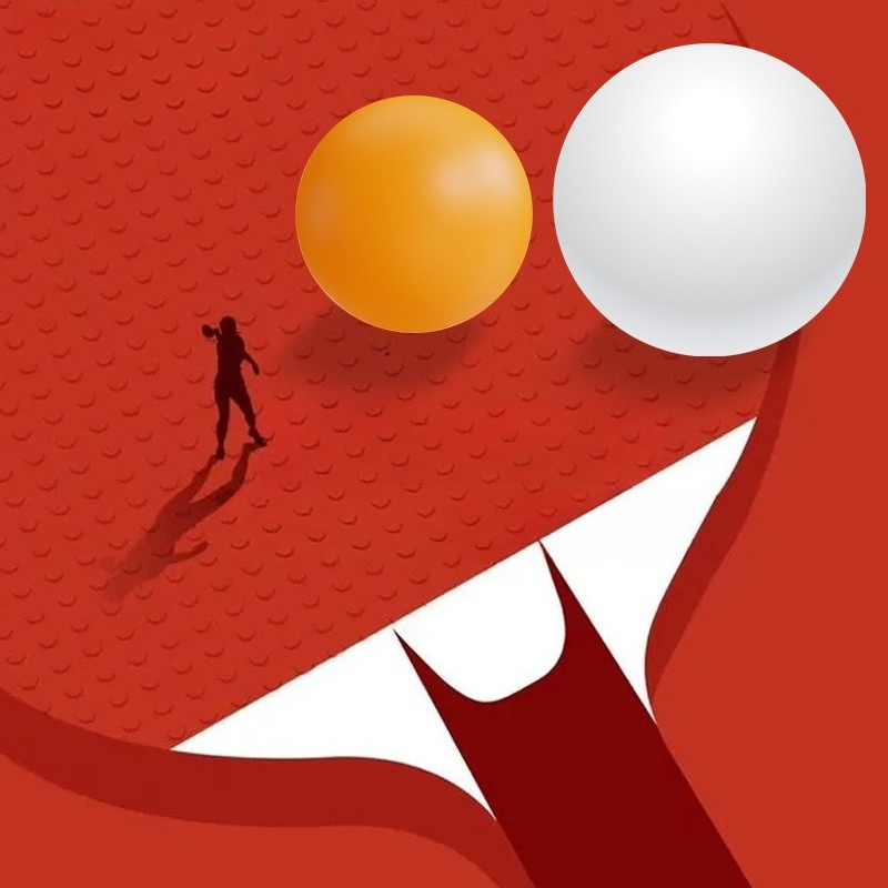 Bola Grande de Tênis de Mesa d - Table Tennis Vr avaliação e preço